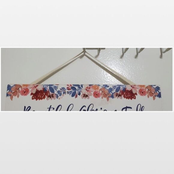 NEW Beautiful Glorious Fall Wood Home Sign - Picture 2 of 14